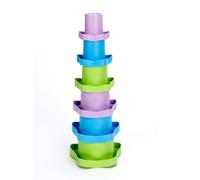 Green Toys My First Stacking Cups - 6+ Months Purple/Blue/Green