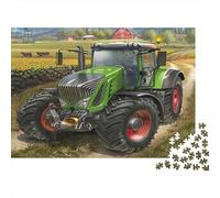 Green Tractor Farm 1000 Pezzi Cartolina Premium Puzzle Classico Coppia Partner Sollievo Dello Stress Decorazione Murale Pacchetto Valore 38x26cm/1000pcs