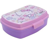 GREEN TRADE Portapranzo Hello Kitty Bambini - Contenitore Merenda e Sandwich Box Sigillato, Resistente e Facile da Aprire - Pranzo Scuola, Parco e Gite