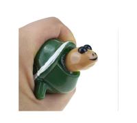 (Green) Turtle Squeeze Toys, Turtle Head Toys Burst Stress Balls, Stress Relief Toys Turtle Doll, Kids Adult Toys Party Favors, Halloween Christmas