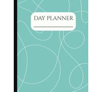 Green Twirl Daily Planner: Undated Daily Schedule with Priorities and Notes, 7.5 x 9.25, 100 Pages