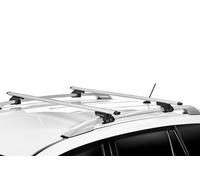 BARRE PORTATUTTO GV ALLUMINIO PER FIAT DOBLO 2010 CON RAILS SERRATURE ANTIFURTO