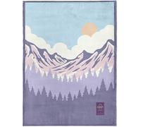 Green Valley Fleecedecke 'Mountain Hug': Herrlich weiche Kuscheldecke (130 x 170 cm) mit Bergsilhouette und dem Gefühl von Green Valley in jeder Faser - by Lilly Lucas