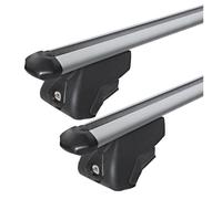 BARRE PORTATUTTO AUTO STATION WAGON CON MANCORRENTI,ALLUMINIO,TUV,LUNG.120 CM