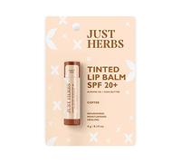 Green Velly Herbs Tinted Lip Balm for Men and Women with SPF 20+ for Dark Lips to Lighten 4 g (coffee)