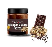 Green Velly Keto Chocolate Spread | 6 Organic Nuts and Seed Butter, 500G (No Added Sugar, Vegan, High Protein, Keto Friendly