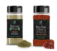Green Velly Oregano 70Gm & Chilly Flakes 70g Combo |Pizza Masala | Seasoning for Pizza and Italian Foods | Gluten Free