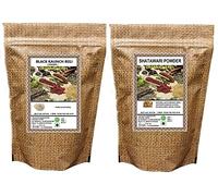 Green Velly ORGANIC HERBS BLACK KAUNCH BEEJ & SHATAWARI POWDER (50 GM EACH)