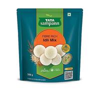 Green Velly Sampann Fibre Rich Idli Mix | Ready to Cook Breakfast Mix | Ready in 15 Minutes | Soft, Fluffy & Tasty Idlis | Idli Batter | 500 g