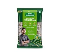 Green Velly Sampann High Protein Makhana, Fox Nuts with 12 Vital Nutrients, Rich in Fiber, Naturally Fat-Free, Recommended by Chef Ranveer Brar, 200g