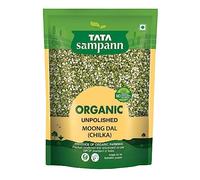 Green Velly Sampann Organic Moong Chilka Dal, 500 g