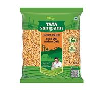 Green Velly Sampann Unpolished Toor Dal (Arhar Dal), 500g
