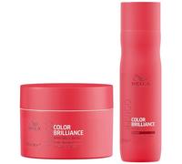 Green Velly Wela Professionals INVIGO COLOR BRILLIANCE Mask for fine/normal hair 150ml and Shampoo for fine/normal hair, 250ml