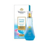 Green Velly Yardly London Country Breeze Perfume| Floral Fruity Scent| 90% Naturally Derived| Verbena & Tulips Perfume for Women| 100ml