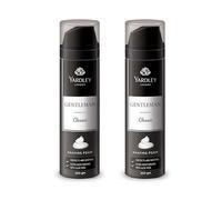 Green Velly Yardly London Gentleman Classic Shaving Foam| Shaving Foam for Men With Aloe Vera & Menthol| Daily Shaving Foam| Masculine Fragrance| 200g (Pack of 2)