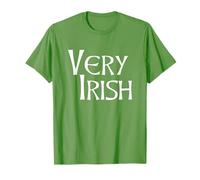 Green Very Irish St Paddy's Day Ireland Celtic Font Maglietta