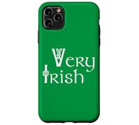 Green Very Irish St. Patrick's Day Ireland Celtic Font Custodia per iPhone 11 Pro Max