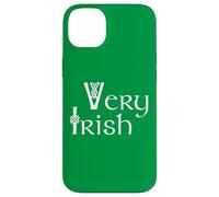 Green Very Irish St. Patrick's Day Ireland Celtic Font Custodia per iPhone 14 Plus