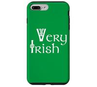 Green Very Irish St. Patrick's Day Ireland Celtic Font Custodia per iPhone 7 Plus/8 Plus