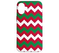 Green White Red Hungary Tricolor Zigzag Line Geomtery Patten Custodia per iPhone 16 Plus