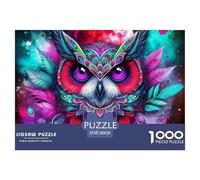 Green-winged Owl Under Moonlight Pezzi Struttura Solida Perfetto Per Rafforzare Capacità Di Problem Solving E Godersi Il Tempo Libero 38x26cm/1000pcs