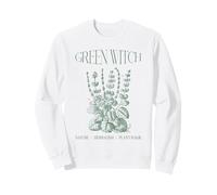 Green Witch Cottagecore Tarocchi Strega Estetica Foresta Strega Felpa