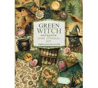 Green Witch Junk Journal: Vintage Scrapbook Pages, Botanical Grimoire Paper, Cottagecore Ephemera, Printable Green Aesthetic