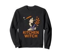Green Witch Kitchen Witch Vintage - Strega da Donna Felpa
