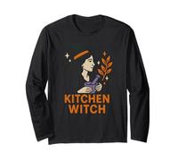 Green Witch Kitchen Witch Vintage - Strega da Donna Maglia a Manica