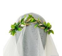 Green Woodland Laurel Corona, Verde King Fascia Ghirlanda Uomini E Donne Corona di Fiori Corona Cuore Cosplay Copricapo Fotografia Decorazione Artificiale Fascia Floreale
