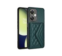 (Green) YB Leather Coating Series-8 Compatible For OnePlus Nord CE 3 Lite 5G Case Phone Card Bag with Kickstand