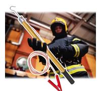 Green Yellow Epoxy Resin Electrical Pole with Hook & Copper Wire | High-Voltage Insulation Discharge Rods, Direct Discharge Type(Yellow,10 kV - 1m/39.4in/3.3ft)