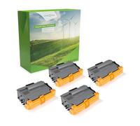Green2Print Toner 4 cartucce nero 4x 8000 pagine sostituisce Brother TN-3480 Toner per Brother DCP-L5500D, DCP-L5500DN, DCP-L6600DW, HL-L5000D, HL-L5100DNTT, HL-L5100DN, HL-L5100DTN, HL-L5200DW,