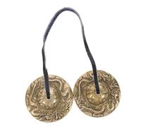 GREENADSCAPE 1 Pezzo Fatto a Mano Yoga Meditazione Campana Cembalo Gong in Ottone Per Meditazione Cembali Campana Per Yoga Gong Colore Casuale