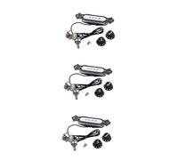 GREENADSCAPE 3 Set Per Il Suono Della Tua Chitarra Gmb333 Pre-pickup Per Buca Sonora - Manopola Di Controllo Del Volume E Del Tono 4 Corde*3
