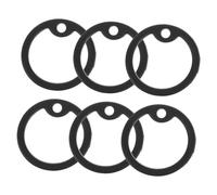 GREENADSCAPE 6 Pezzi Silenziatore Muta Tag Id Id Tag Cover Dog Id Tag Protettore Pet Cerchio Muto Tag Cover Dog Tag Cover Nome Tag Anelli Dog Tag Protezione In Silicone Cerchi Muti