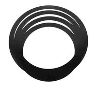 GREENADSCAPE 8 Pz Bobina Vocale Con Arresto Del Tamburo Marmitte Pelli Silenziose Tappetino Elettronico Per Esercizi Pad Per Esercitarsi Sul Rullante Tamburo Silenzioso Black Film Poliacido