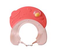 GREENADSCAPE Cappello Da Bagno Per Ragazzo Ragazza Visiera Protettiva Per Doccia Cappello Per Shampoo Con Clip Facile Da Indossare Aiuta La Paura e Protegge Le Orecchie Liquidi