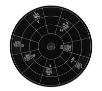 GREENADSCAPE Ruota Accordi Per Chitarra Lega Alluminio Strumento Musicale Resistente e Leggero Per Musicale e Progressioni Accordi Adatta Tutti Esperienza