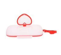 GREENADSCAPE Scatola Per Salviette Portatile Per Ragazzo Ragazza Per Uso Esterno Pulsante E Guarnizione in Silicone Adatta A Borse Per Pannolini E Viaggi