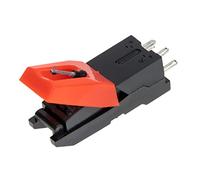 GREENADSCAPE Testa fonecrina del fonografo smusso giocatore documentazione kit giradischi compatibili puntalini aghi fonografici strumenti di raccolta fonografici universali addominali rosso