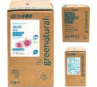 greenatural Bucato Liquido Mano e Lavatrice - Rosa - 5 kg