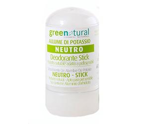 Greenatural, Deodorante Stick allume di potassio (60gr)