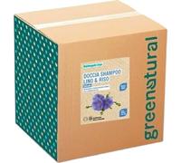 Greenatural Doccia Shampoo Delicato Lino & Riso 10 kg - Detergente Corpo