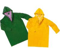 Greenbay Giacca Impermeabile Cappotto Antipioggia Cappuccio PVC L Giallo 462050