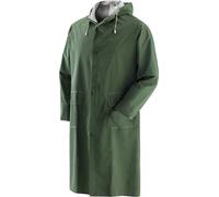Greenbay Giacca Impermeabile Cappotto Antipioggia Cappuccio PVC XL Verde 462049