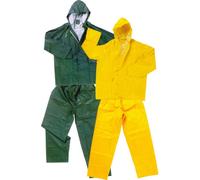 Greenbay Giacca Impermeabile Pantaloni Impermeabili Antipioggia PVC L - 462010