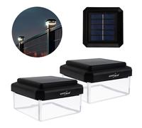 GreenBlue GB127 WW Lampada solare da palo LED 80x80 3200K - 2 pezzi