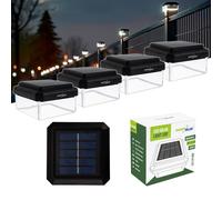 GreenBlue GB128 WW Lampada solare LED per palo 100x100 mm 3200K 8lm - 4 pezzi