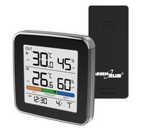 GreenBlue GB169 B Stazione meteo wireless con sensore IP44, temperatura interna/